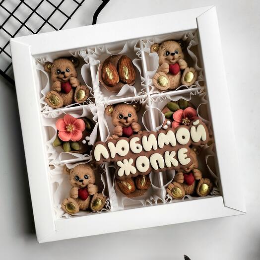 Набор с шоколадными мишками