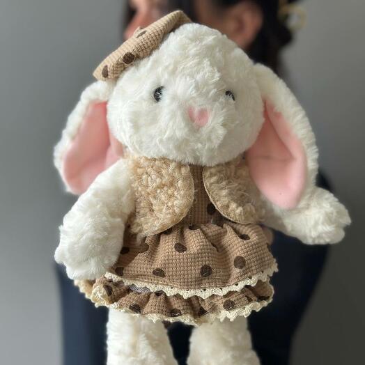 Мягкая игрушка "Зайка в шубке"