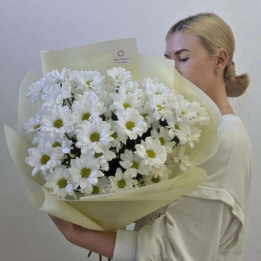 Букет из ромашковой хризантемы