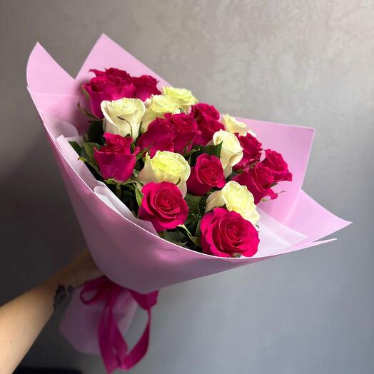Микс роз 25 штук