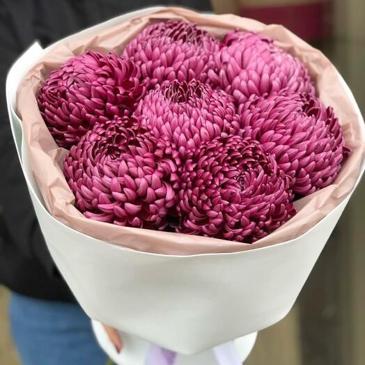 Одноголовая хризантема 💐маме