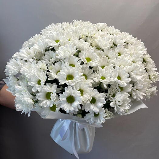 МоноБукет из 15 Хризантем