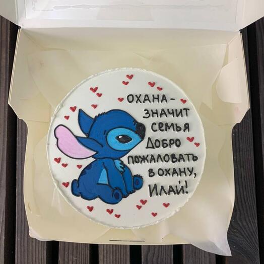 Бенто торт Стич