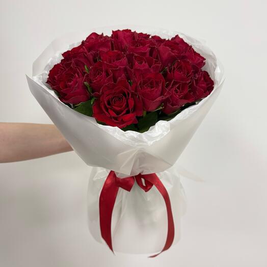 Скидка 31%🔥 25 шикарных роз