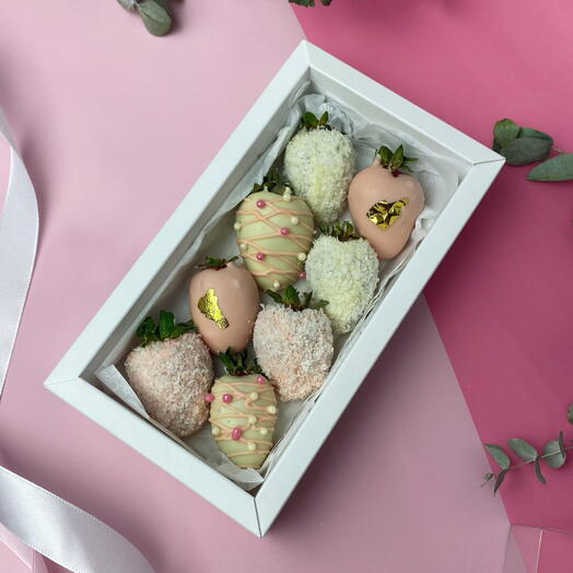 Клубника в белом шоколаде 💝