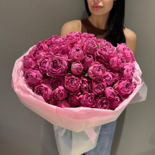💕Трендовый букет из пионовидной розы Мисти