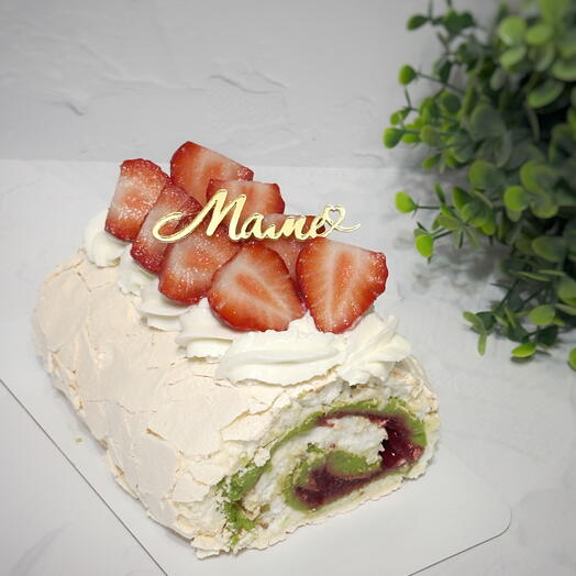 Мини меренговый рулет