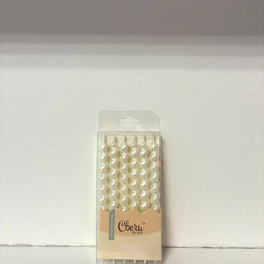 Свечи для торта "Перламутр"