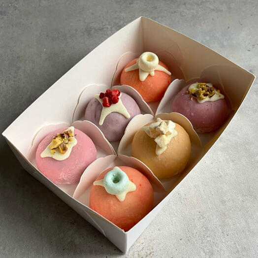 Моти ассорти с украшением 6 шт