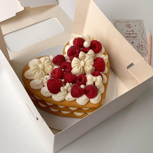 Открытый медовик, торт