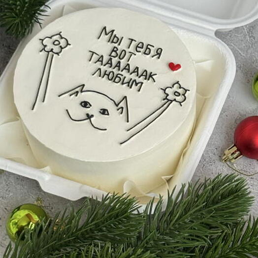 Бенто торт МАМЕ / для любимого любимой/ бенто торт на день рождения / мы тебя любим