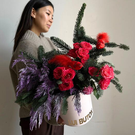 Композиция "Цветы и нобилис"