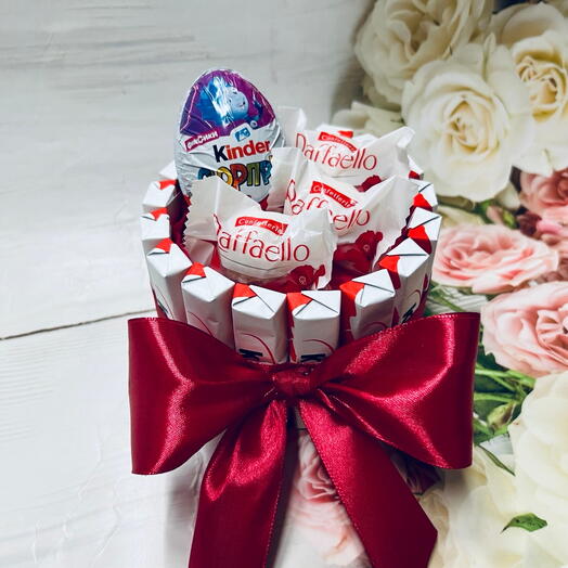 Торт из Киндер шоколада. Подарок на 8 Марта для жены, любимой девушки, второй половинки, дочки, сестры, мамы, подруги,тети