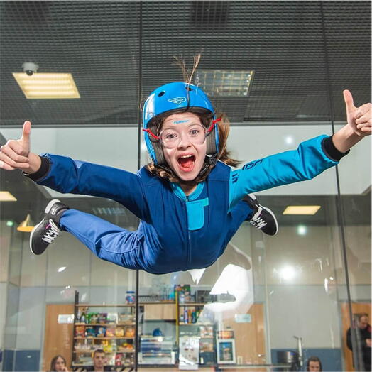 🎀 Подарочный сертификат 💝  Полет в аэротрубе для детей 2 участника 1 час - электронный