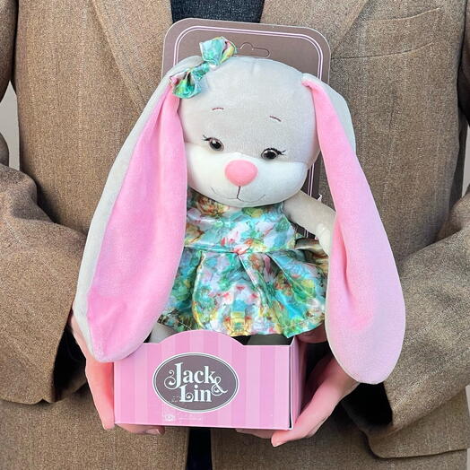 Мягкая игрушка зайка Лин