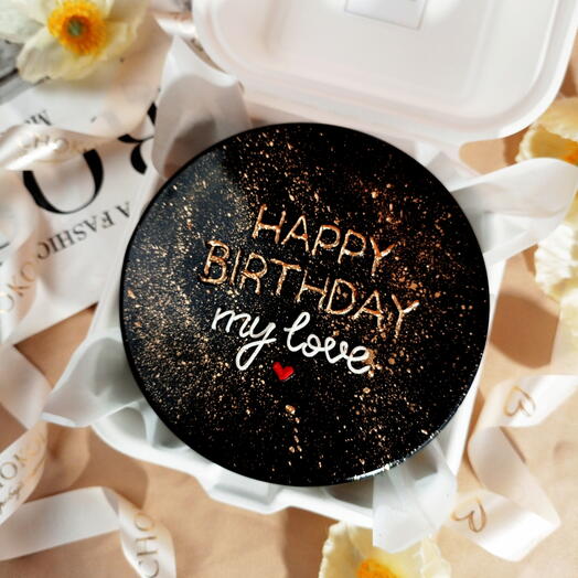 Бенто торт "Happy birthday, my love"