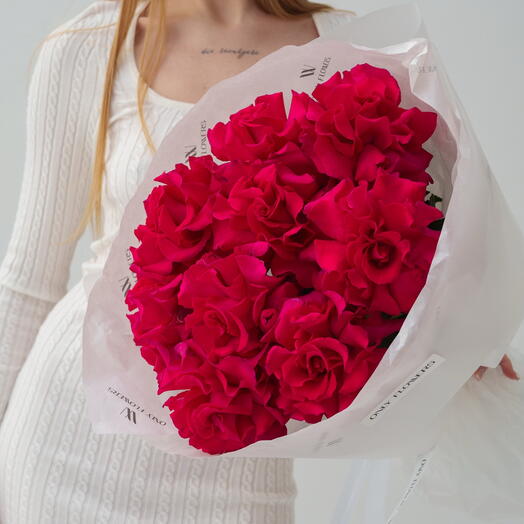 Букет из 9 французских роз «Gotcha»