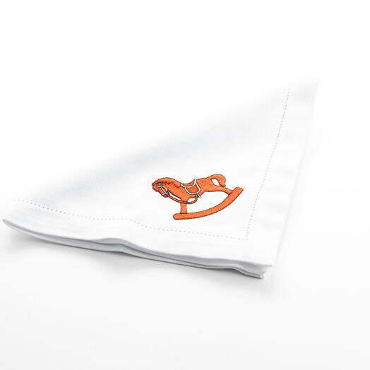 Салфетки с вышивкой «Красная лошадка» 1 шт