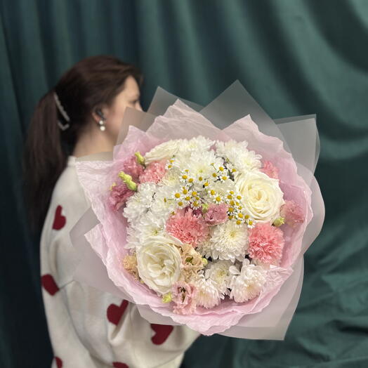 Букет «Сливочное мороженое»