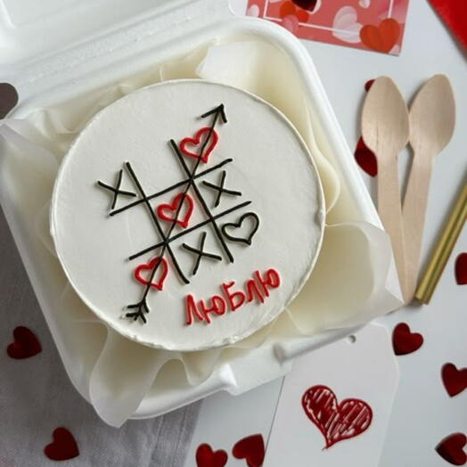 Бенто-торт "Крестики-нолики"