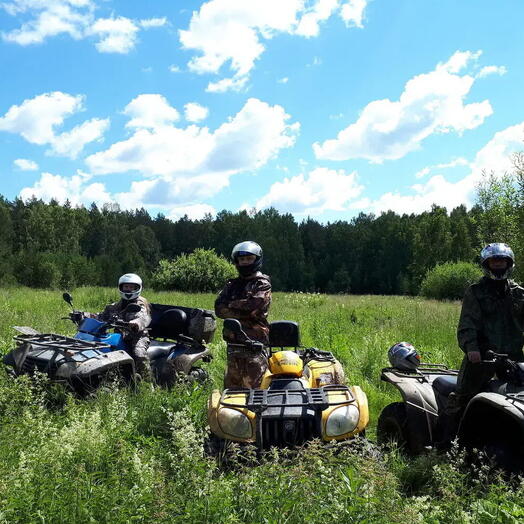 Подарочный сертификат «Волшебный бор для двоих на квадроцикле» (1 час 30 минут, От 1 до 2 чел.)