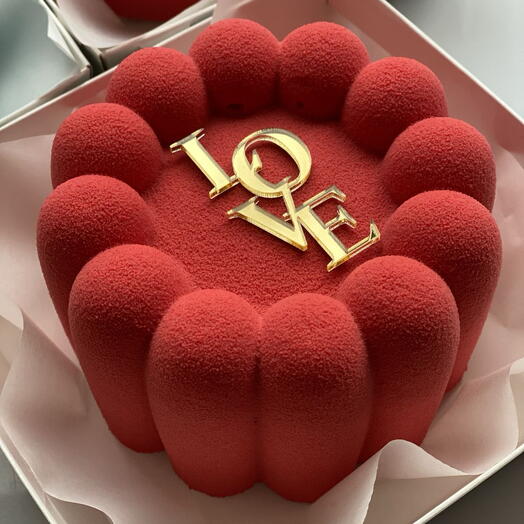 Муссовый цветок Love