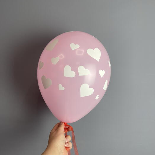 Шар с сердцем на 8 марта