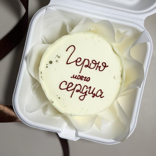 Бенто торт «герою моего сердца»