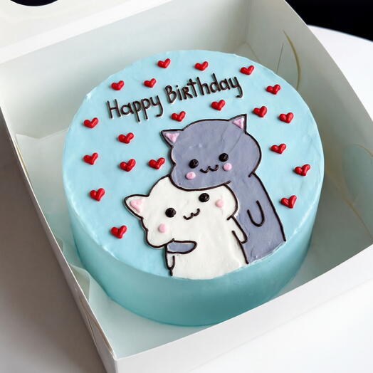 Бенто торт «Happy Birthday my love»