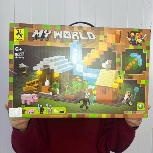 Конструктор «Кирка с домиком» (445 деталей)