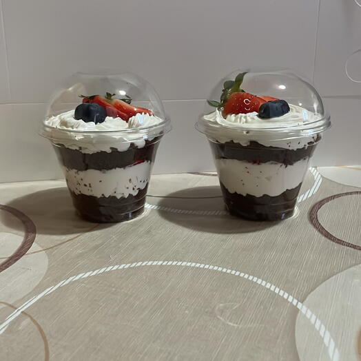 Трайфал с кремом пломбир 🍓️