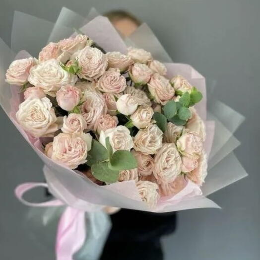 Букет с кустовой розой💕💗