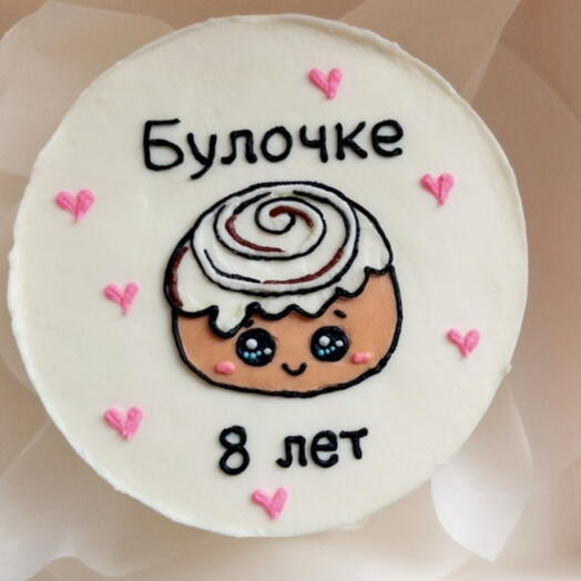 Бенто торт детский на месяца «Булочке»