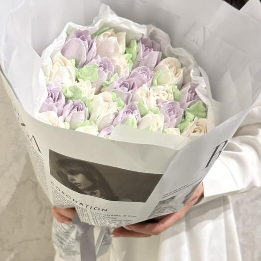 Букет из зефира "Зефирная симфония"