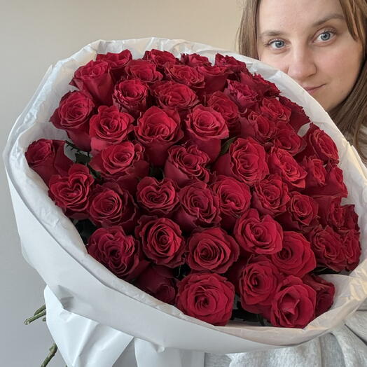 51 роза 60 см