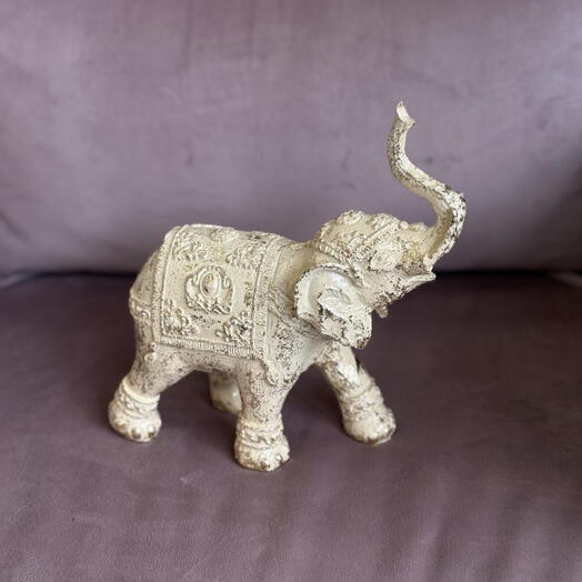 Бежевый слоник статуэтка 🐘