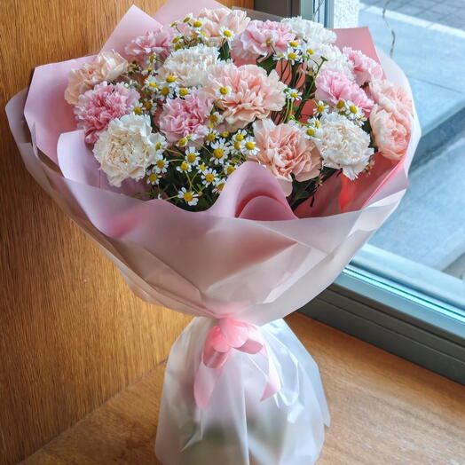 Летний букетик из диантусов