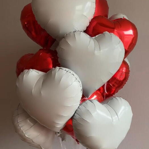 Romantic Heart Balloon Bouquet – 20 Pieces