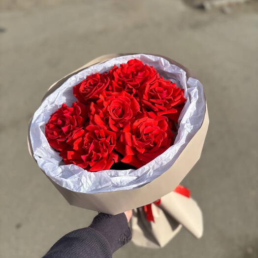 Букет французских роз (7 шт)
