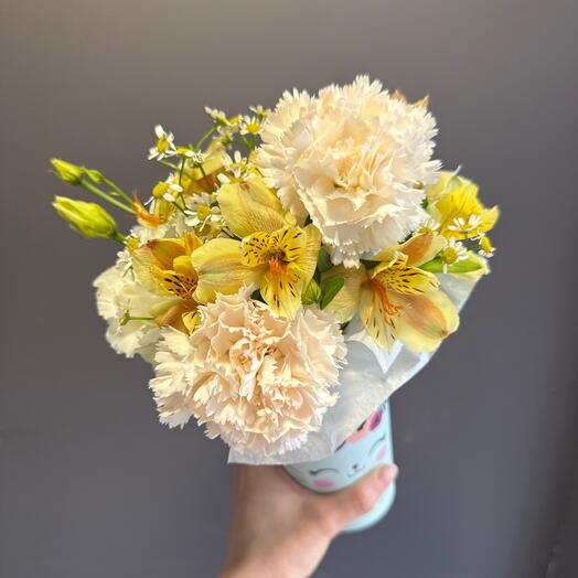 Цветы в стаканчике 🌱🌸🌼