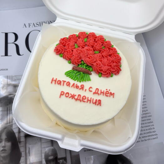 Бенто торт на день рождения /букет