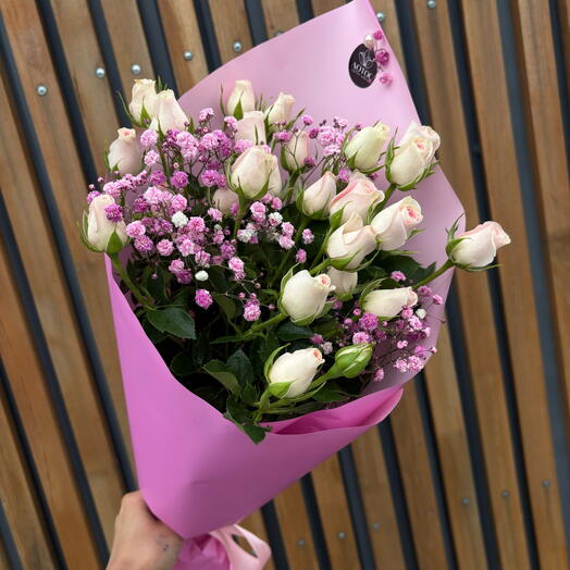 Букет с розами 🎀