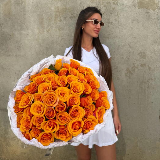 51 роза 🧡🧡