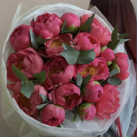 Коралловые пионы *15