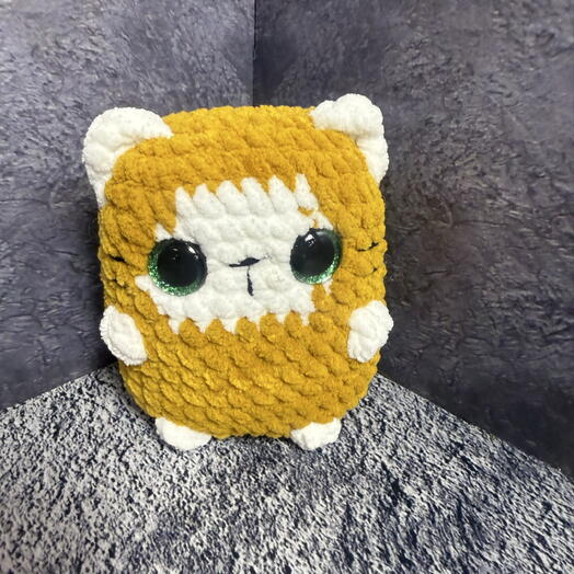 Кот квадрат рыжик