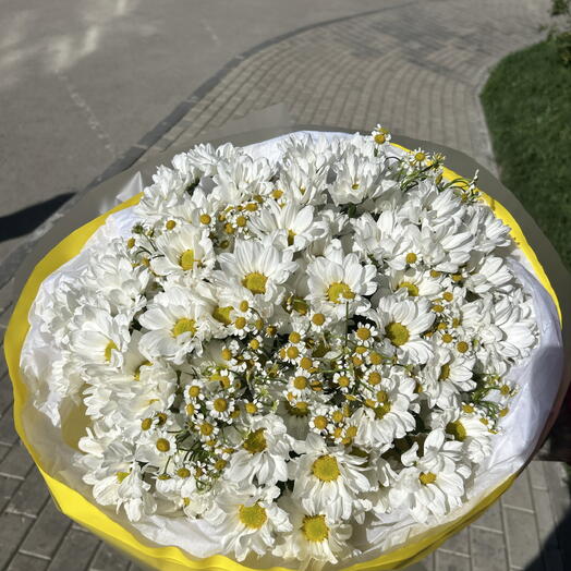 Букетик с ромашкой