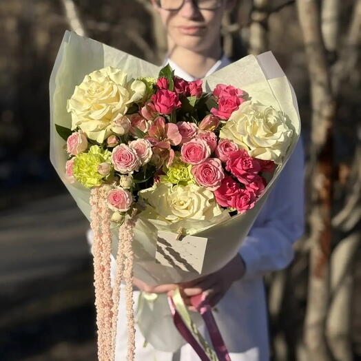 Букет "Звонок для учителя" ️