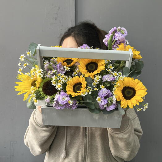 Ароматная маттиола с подсолнухами 💜