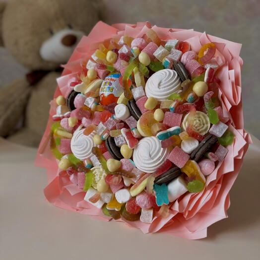 Сборный мармеладно-зефирный букет 🍬