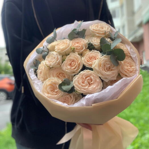 Букет из 5 Кустовых Роз 💛💝